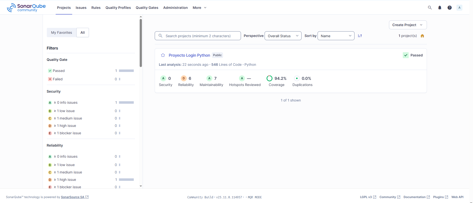 Análisis estático con SonarQube